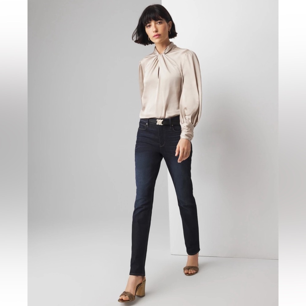NWT WHBM High-Rise Sculpt Slim Jeans Size 8R